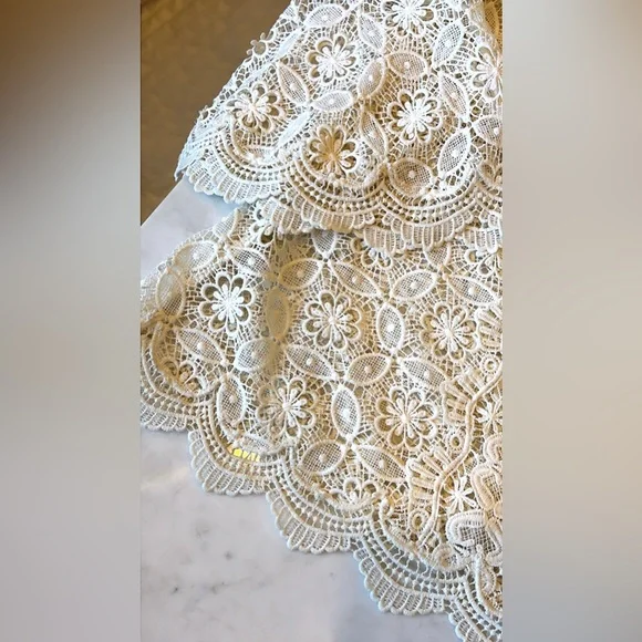 Free People Guipure Lace Mini Dress - Picture 4 of 12